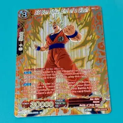 SS Goku End of a Clash BT24-010 R Gold Foil Alt Art Dragon Ball Super CCG Card - Image 3