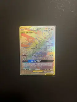 Pokemon TCG Garchomp & Giratina GX Secret Rare Card 247/236 Unified Minds NM - Image 1