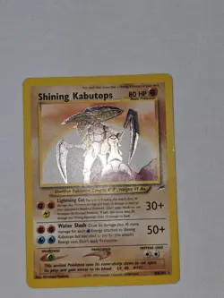 Pokemon TCG Shining Kabutops Neo Destiny Holo Card #108/105 2000 - Image 1