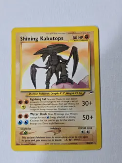 Pokemon TCG Shining Kabutops Neo Destiny Holo Card #108/105 2000 - Image 2