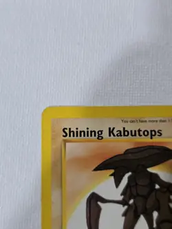 Pokemon TCG Shining Kabutops Neo Destiny Holo Card #108/105 2000 - Image 3