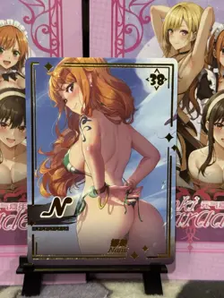 GODDESS STORY GENKI PARADE N-38 NAMI ONE PIECE ANIME WAIFU CARD - Image 1