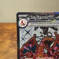 Pokemon TCG Charizard EX Holo Card 215/197 Obsidian Flames NM - Image 2