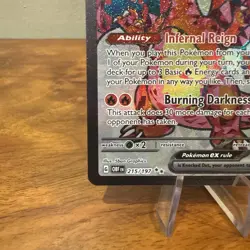 Pokemon TCG Charizard EX Holo Card 215/197 Obsidian Flames NM - Image 5