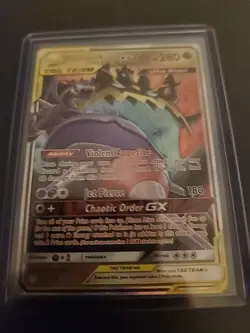 Naganadel & Guzzlord GX Cosmic Eclipse 2019 Secret Pokemon Card TCG - Image 1
