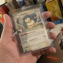 Hop's Snorlax Holo Pokemon Prize Pack Series 8 Promo Pokemon Card NM/LP Stamp - Image 3
