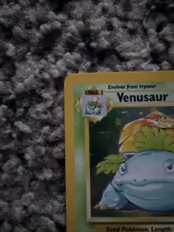 Pokemon TCG Venusaur Base Set Holo Unlimited Rare Card 15/102 - Image 2