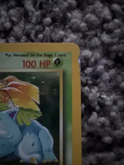 Pokemon TCG Venusaur Base Set Holo Unlimited Rare Card 15/102 - Image 3