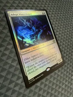 MTG Adept Watershaper #0003 Foil Rare Lorwyn Eclipsed (ECL) - Image 2