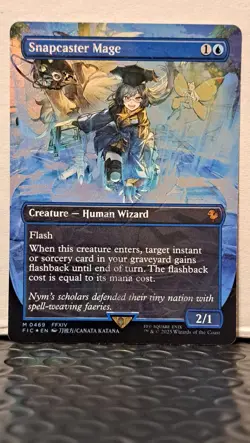 MTG Final Fantasy - Snapcaster Mage #469 (Mythic Creature) Chocobo Foil - Image 1