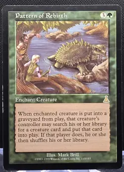 Pattern of Rebirth #115 Urza's Destiny Regular Rare LP - Image 1