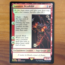Summon: Brynhildr - Prerelease Foil Promo - Final Fantasy XIII MTG FF13 - Image 1