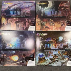 Magic The Gathering: Final Fantasy Scene Box Bundle Set of 4 BRAND NEW, SEALED - Image 1