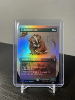 Badgermole Cub (Borderless - Foil) MTG: Avatar The Last Airbender - M 0326 - Image 1
