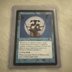 MTG Decree of Silence Scourge 32/143 Regular Rare - Image 1