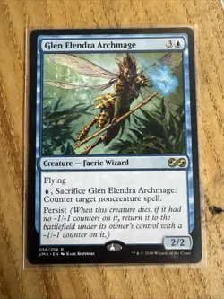 MTG English Glen Elendra Archmage NM Normal Ultimate Masters - Image 1