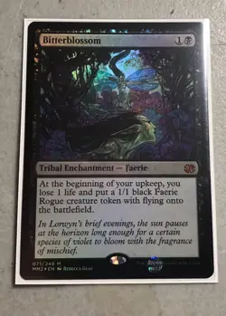 MTG Magic the Gathering Bitterblossom (71/265 Modern Masters 2015 NM Foil Tokens - Image 1