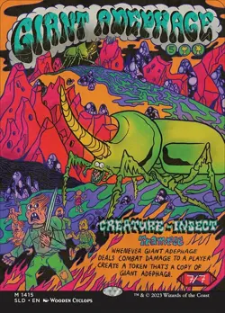 Giant Adephage - Foil NM, English MTG Secret Lair Drop Series - Image 1