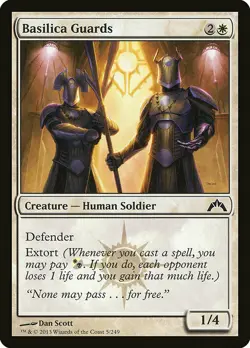 1x Basilica Guards - NM English MTG - Gatecrash - Image 1