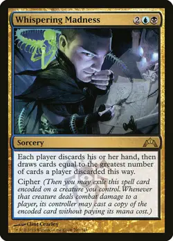 1x Whispering Madness - NM English MTG - Gatecrash - Image 1