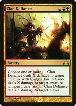 1x Clan Defiance - NM English MTG - Gatecrash - Image 1