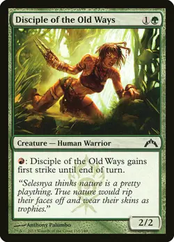 1x Disciple of the Old Ways - NM English MTG - Gatecrash - Image 1