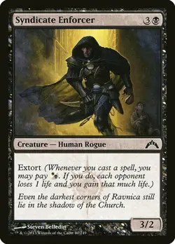 1x Syndicate Enforcer - NM English MTG - Gatecrash - Image 1