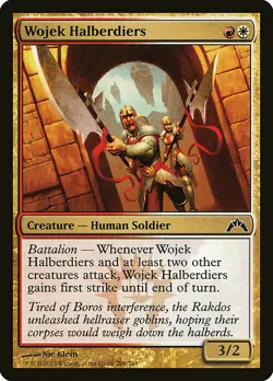 1x Wojek Halberdiers - NM English MTG - Gatecrash - Image 1