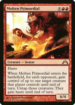 1x Molten Primordial - NM English MTG - Gatecrash - Image 1