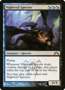 1x Nightveil Specter - NM English MTG - Gatecrash - Image 1
