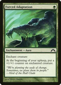 1x Forced Adaptation - NM English MTG - Gatecrash - Image 1