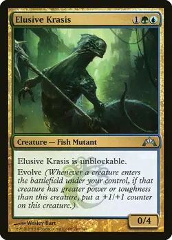 1x Elusive Krasis - NM English MTG - Gatecrash - Image 1