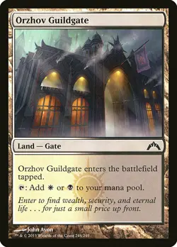 1x Orzhov Guildgate - NM English MTG - Gatecrash - Image 1