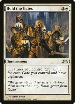 1x Hold the Gates - NM English MTG - Gatecrash - Image 1