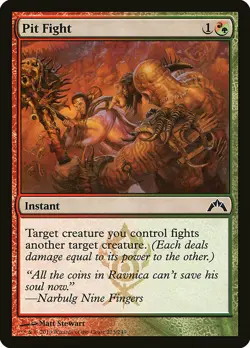 1x Pit Fight - NM English MTG - Gatecrash - Image 1