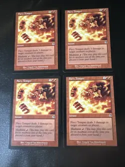 Fiery Temper X4 Torment Ex Condition See Pics Front/Back - Image 1