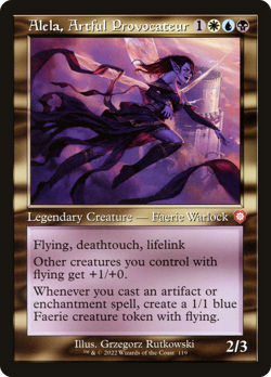 Alela, Artful Provocateur - 119 - The Brothers' War Commander- Near Mint - MTG - Image 1