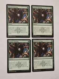 4x Ancient Stirrings - Masters 25 - M25 - Near Mint - MTG - Image 1