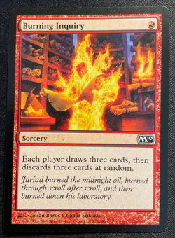 MTG Burning Inquiry - Core Set 2010 (M10) Regular Common NM - Image 1
