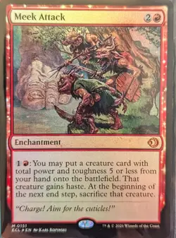 Meek Attack Lorwyn Eclipsed Foil - Image 1