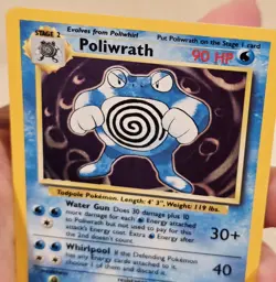 Poliwrath 13/102 Holo NM/MT Pokemon Base Set Rare 1999 WOTC - Image 3
