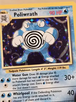 Poliwrath 13/102 Holo NM/MT Pokemon Base Set Rare 1999 WOTC - Image 4