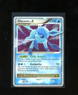 2008 Pokemon Diamond & Pearl Majestic Dawn 98/100 Glaceon LV.X Holo Foil Rare - Image 1
