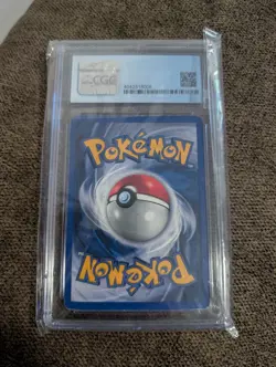 Pokemon Hitmonchan Base Set Shadowless Holo Rare 7/102 CGC 4 EX/NM TCG - Image 2