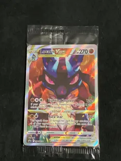 Pokemon TCG *SEALED* Lucario VSTAR SWSH291 Crown Zenith Promo (English) - NM - Image 1