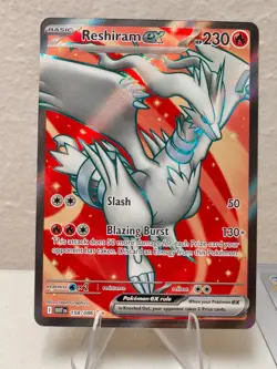 Pokemon TCG S&V White Flare Reshiram EX 158/086 English - Image 1