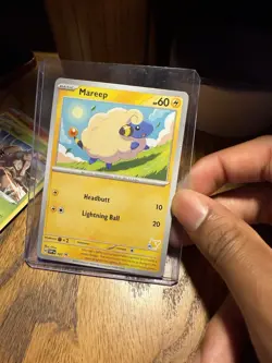Pokemon Battle Academy 2024 Pikachu Deck #41 Black Star Promo SVP107 Mareep - Image 1