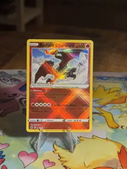 🔥 Radiant Charizard 020/159 Radiant Rare Crown Zenith Pokemon TCG MINT 🔥 - Image 1