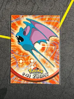 Pokemon TOPPS TV #41 Zubat - NON FOIL Black Logo NM - Image 1