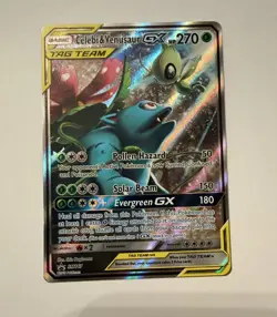 Pokemon TCG Celebi & Venusaur GX SM167 Promo Tag Team - Image 1